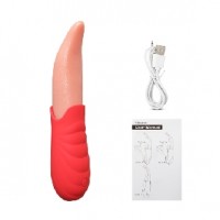 Vibrating Tongue, 10 Function, Silicone